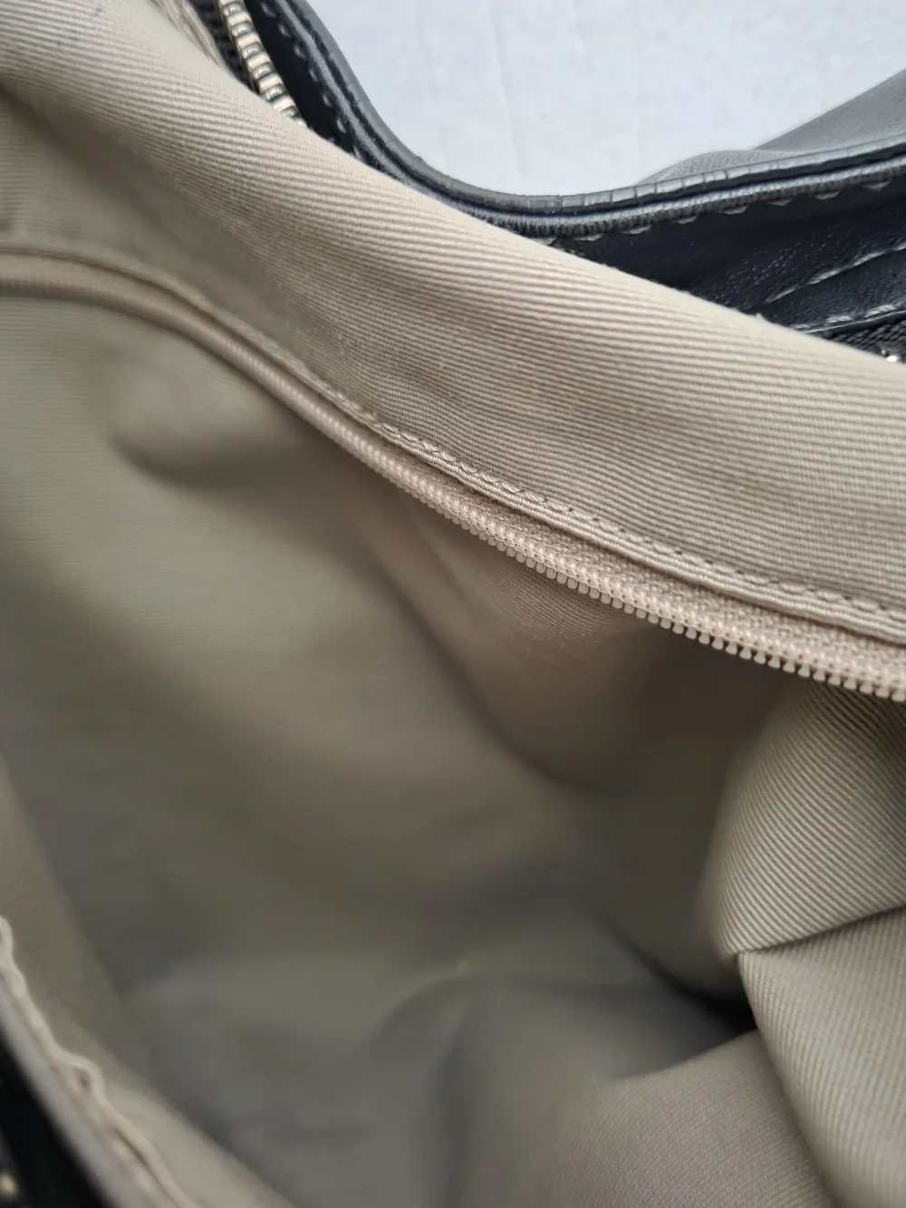 Coach Zoe Black Leather Hobo Shoulder Bag